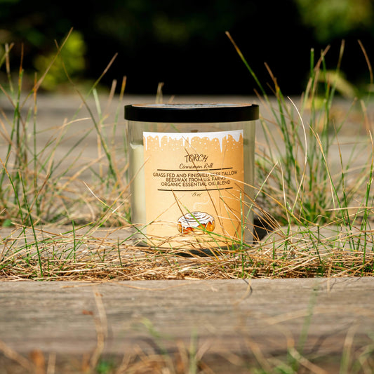 Torch-Tallow & Beeswax Candle